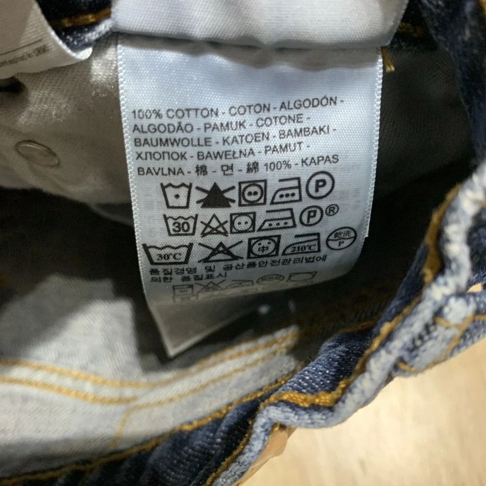 Levi's 505 Regular Fit Straight Leg Jeans Men's Size 36X32 High‎ Rise Denim Blue
